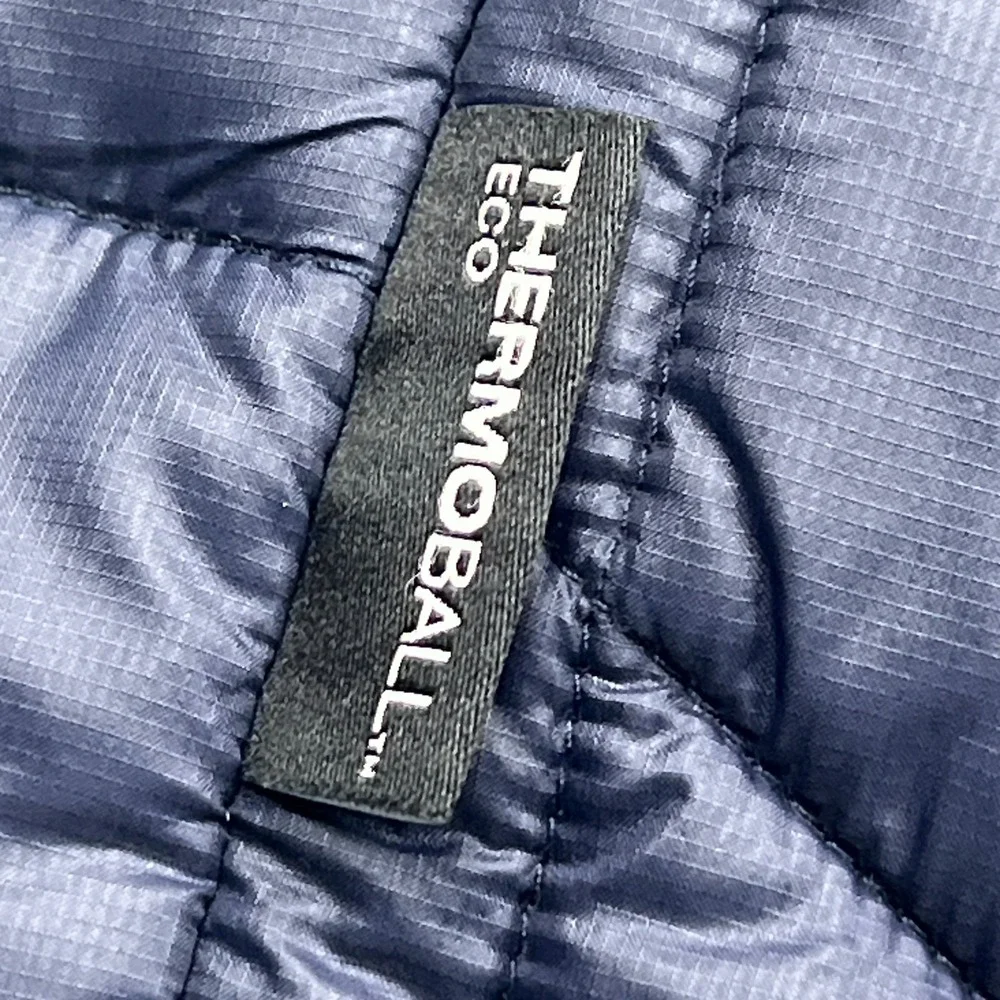 The North Face Thermoball‎ Eco Jacket Men's XL Navy Blue Quilted Full Zip Coat